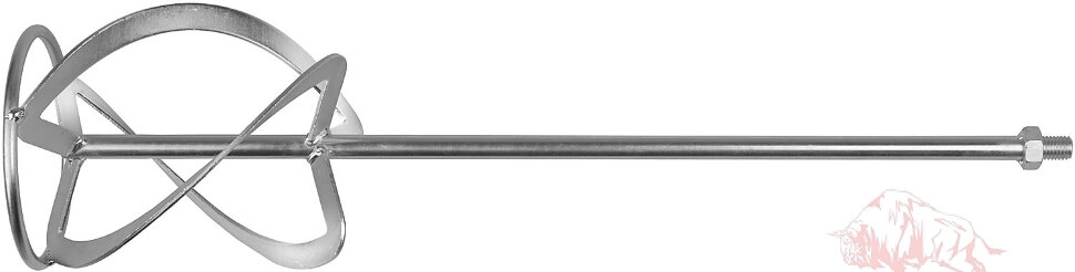 Насадка, ЗУБР ЗМРН-1-140, перемешивание сверху-вниз, М14, d=140 мм, L=590 мм