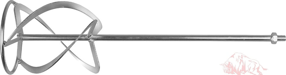 Насадка, ЗУБР ЗМРН-1-160, перемешивание сверху-вниз, М14, d=160 мм, L=590 мм