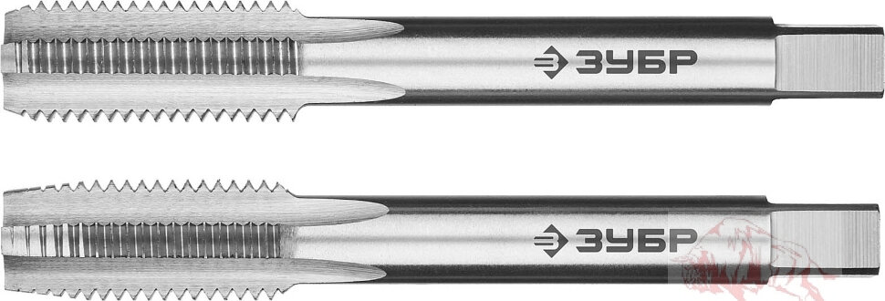 Метчики ЗУБР "ПРОФЕССИОНАЛ" машинно-ручные, комплектные для нарезания метрической резьбы, М12 x 1,5, 2шт