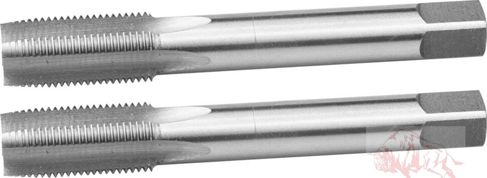 Метчики ЗУБР "ПРОФЕССИОНАЛ" машинно-ручные, комплектные для нарезания метрической резьбы, М14 x 1,5, 2шт